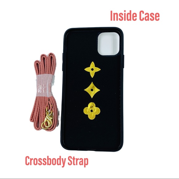 iPhone Crossbody Purse Case + Kickstand - Pink - Picture 3 of 8